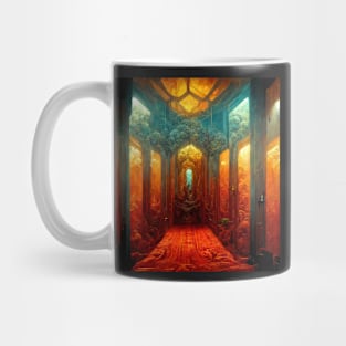 Fractal throne room Mug